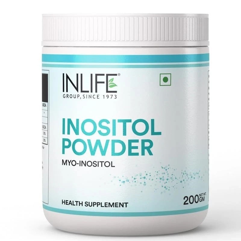 INLIFE Myo Inositol Powder Supplement, 2000mg (100 Servings, 200g)