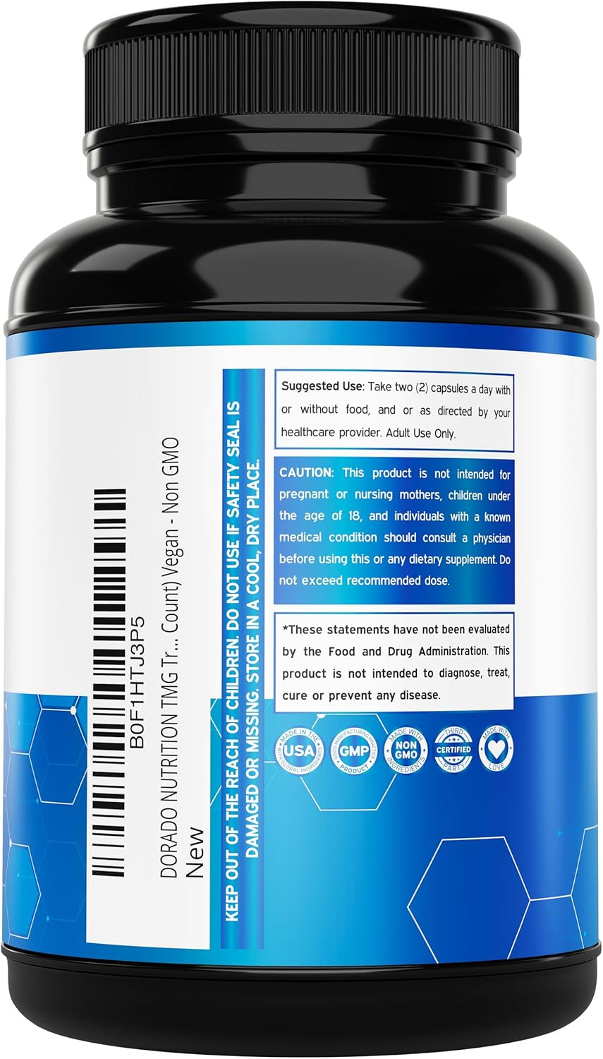 TMG Trimethylglycine Supplement 1,000Mg per Serving (3 Month Supply) – TMG Suppl