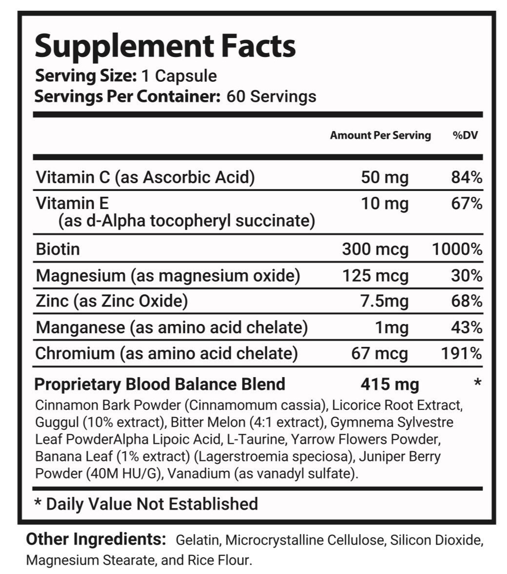 3-Pack Gluco Bio Capsules, GlucoBio Blood Health Dietary Supplement 180 Capsules