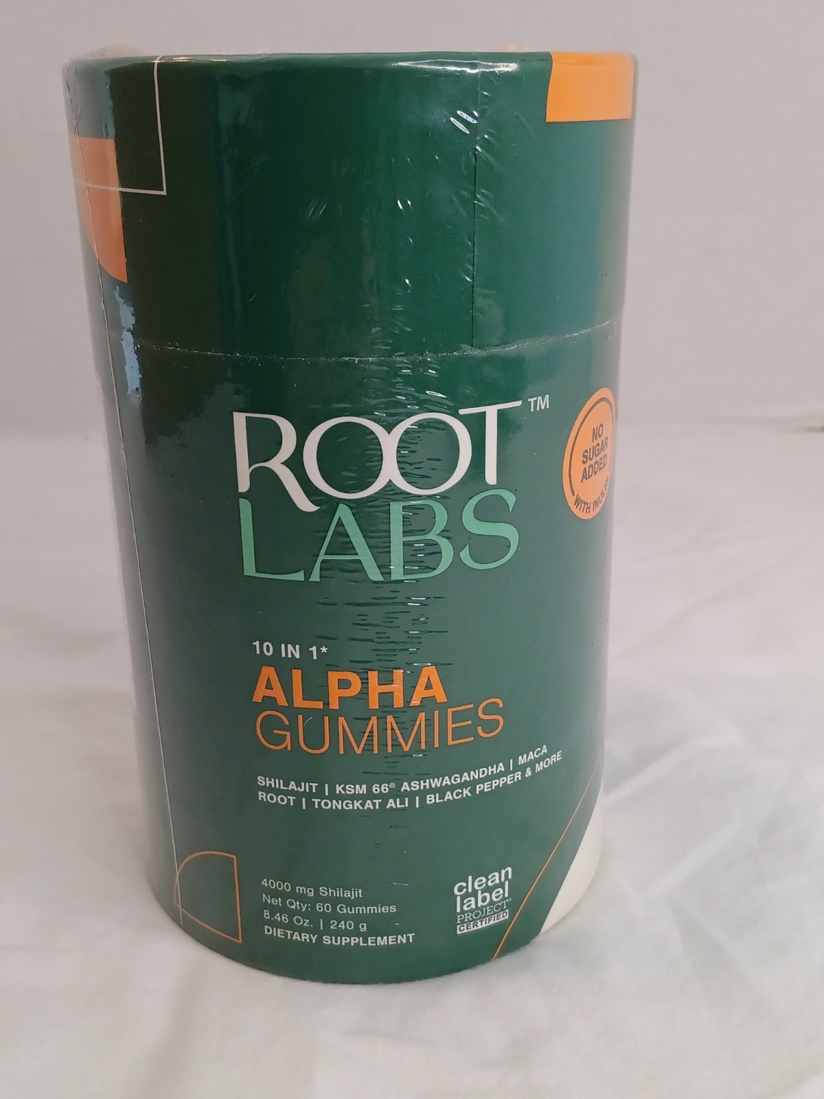 Root Labs 10 In 1 Alpha Gummies 4000mg Energy 60 Gummies Sealed Free Shipping