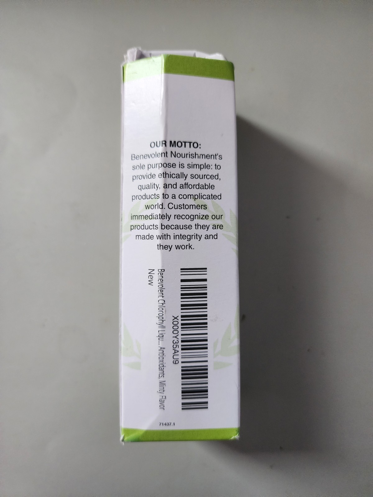 Liquid Chlorophyll Drops By Benevolent Nourishment – 2 Fl Oz