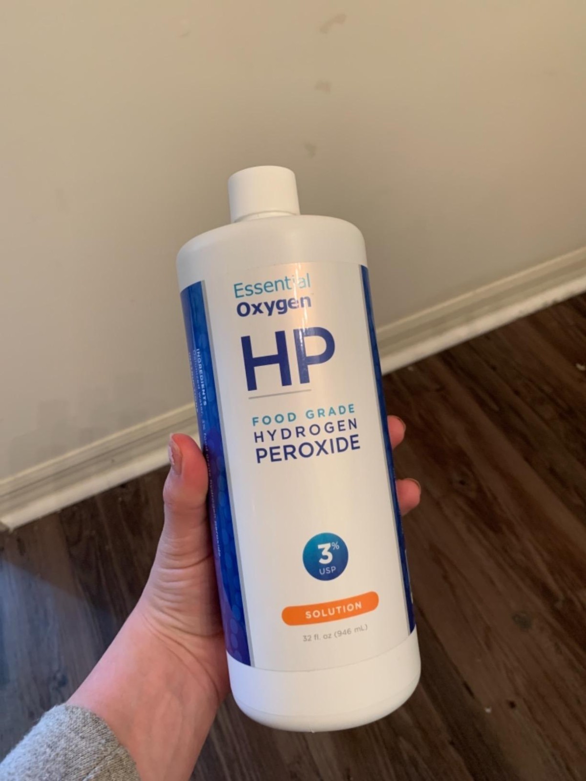 Citrus-Scented 3% Food Grade Hydrogen Peroxide – 32 Fl Oz Eco-Friendly Cleaner