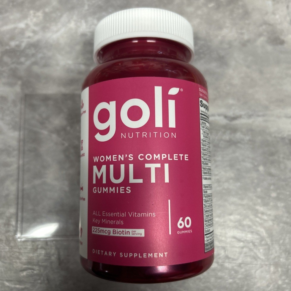 Goli Nutrition Women’s Complete Multi Gummies 60ct Vegan Biotin Multivitamin