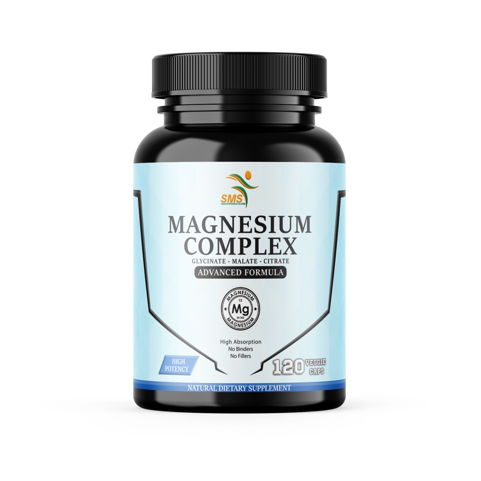 Magnesium Complex 470mg with Citrate, Malate, Glycinate – High Absorption