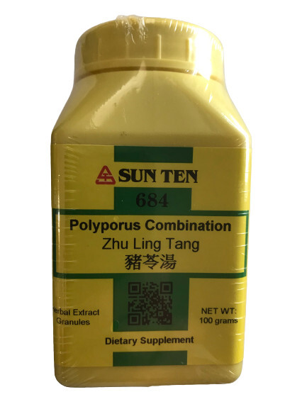 Sun Ten – Polyporus Combination, 100 gm Granule, Zhu Ling Tang/豬苓湯