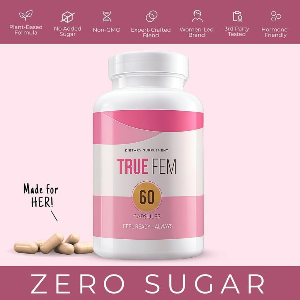 13-in-1 Vitamin ??Truefem 13-in-1 Capsules Vegan, Non-GMO ?C Botanical Blend