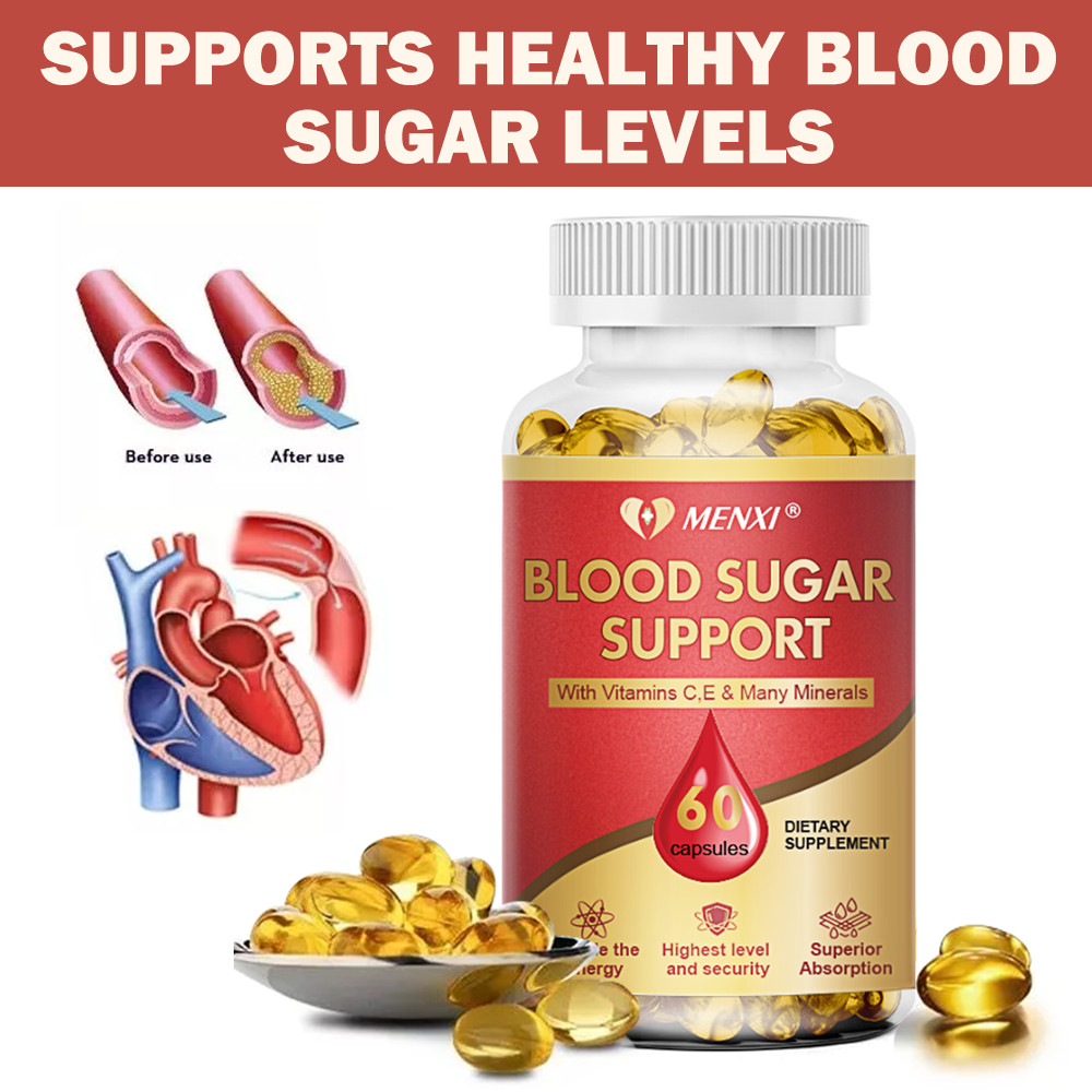 Blood Sugar Support 60ct Glucose Support Alpha Lipoic Acid Cinnamon Magnesium