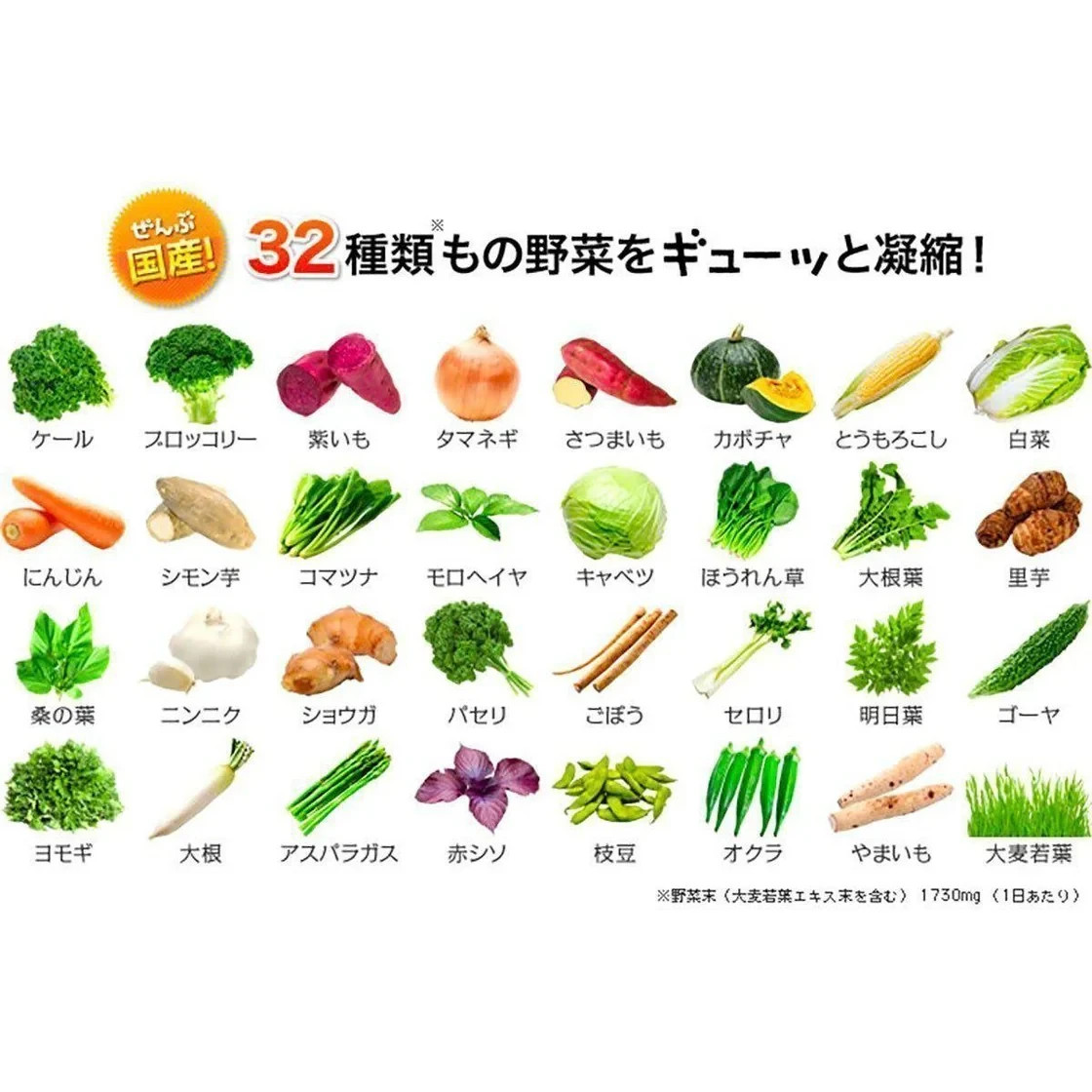 DHC 32 Vegetables 60 Days Beauty/Vitamin DHC Supplement Made IN Japan