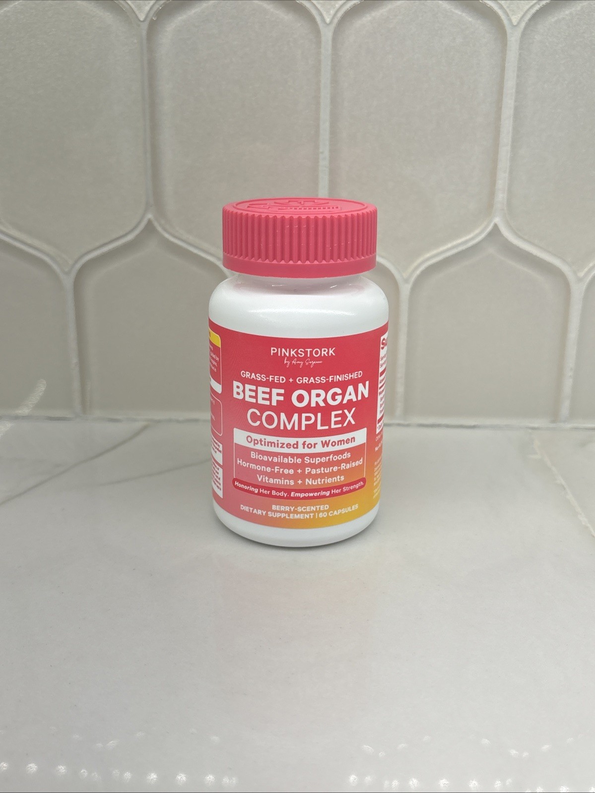PINKSTORK Grass-Fed Beef Organ Complex 60 Capsules Hormone-Free Women