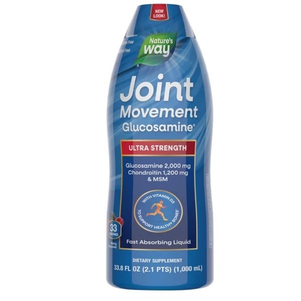 Nature’s Way Joint Movement Glucosamine Extra Strength, 33.8 oz | Fast Absorbing