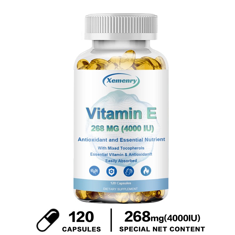 Vitamin E 4000IU – Supports Skin,Hair, and Eye Health,Healthy Aging,Anti-wrinkle