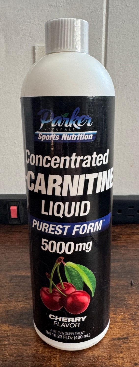 16 oz Parker Naturals Concentrated Cherry Flavored L-Carnitine Liquid 5000mg