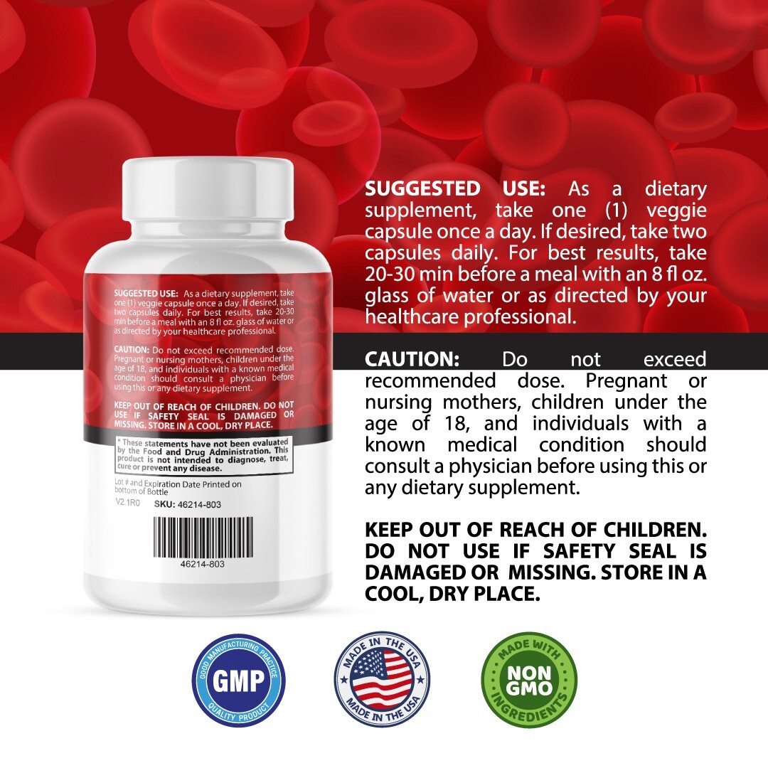 Blood Clean- Blood Support- 60 Capsules