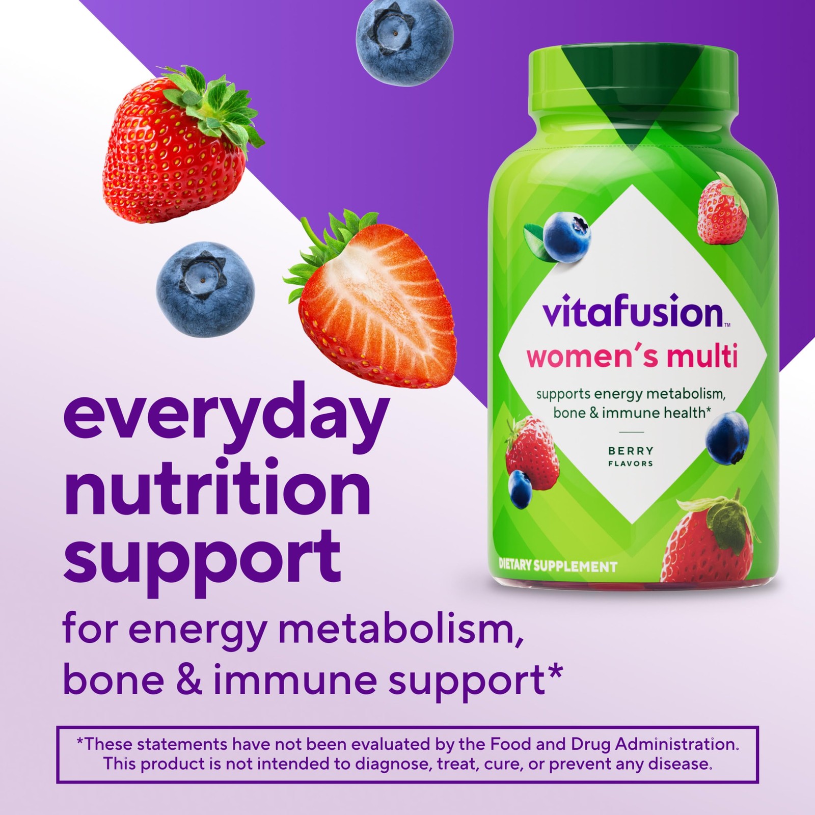 Vitafusion Adult Gummy Vitamins for Women, 120 Count 120 (Pack of 1)