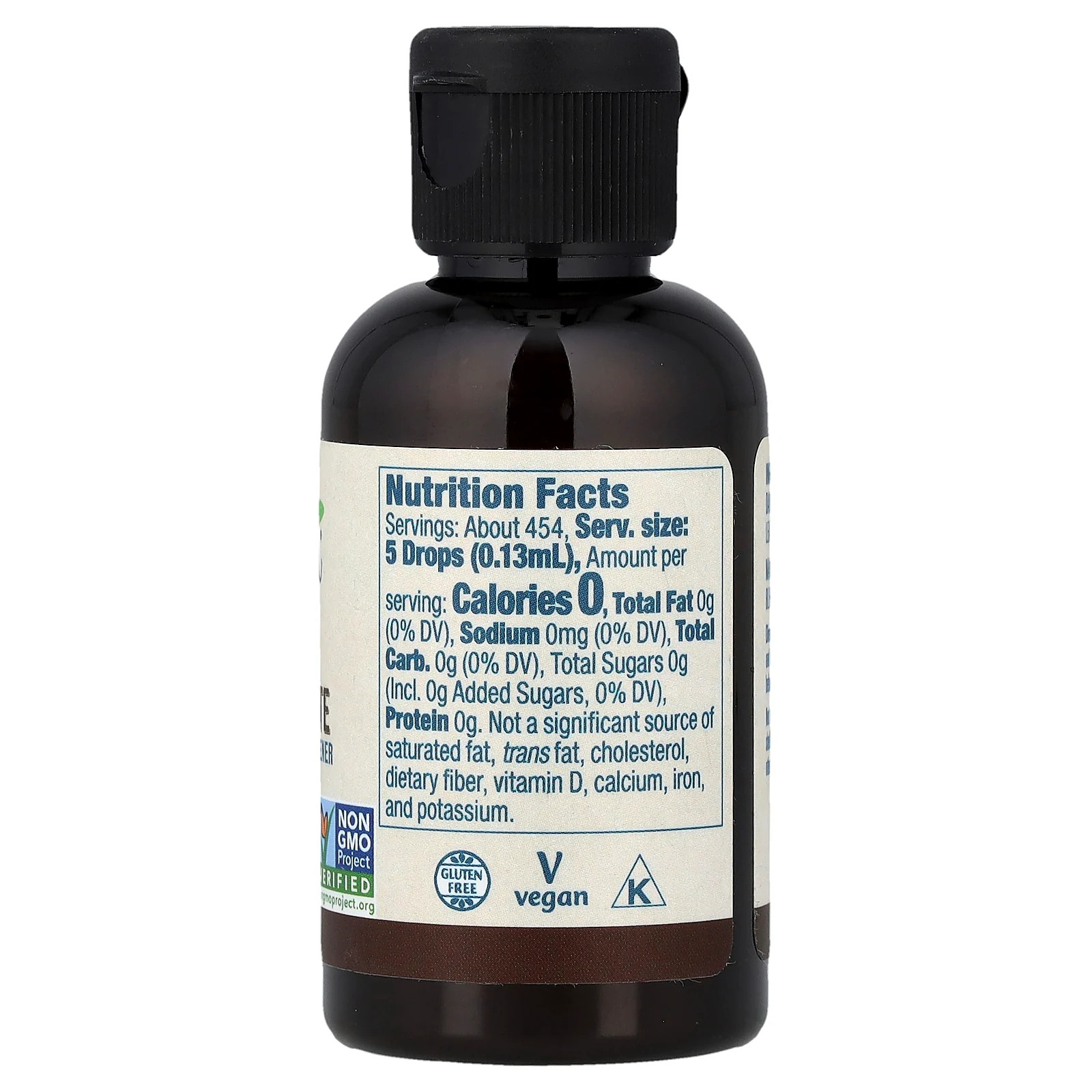 Better Stevia, Zero-Calorie Liquid Sweetener, Dark Chocolate, 2 fl oz (59 ml)