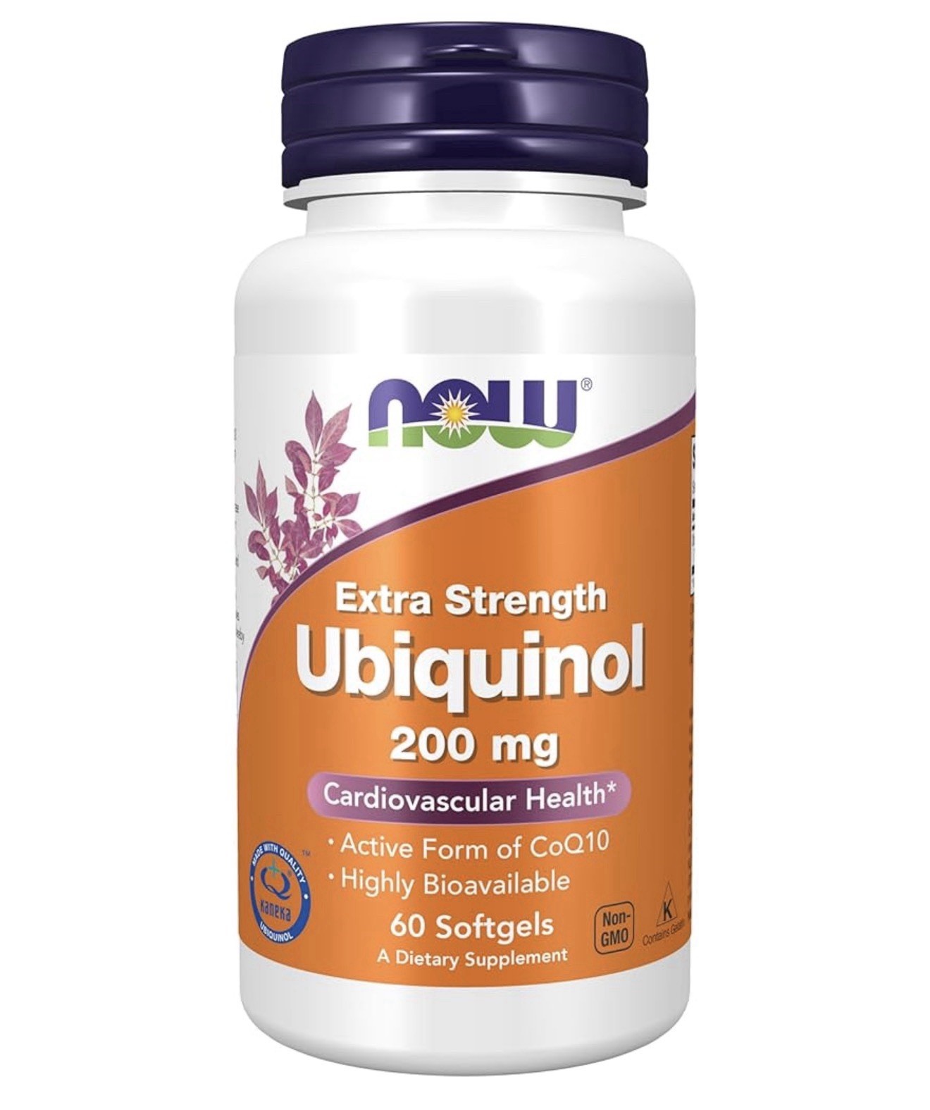 NOW Foods Ubiquinol Extra Strength 200mg Softgels – 60 Count Exp 02/2029