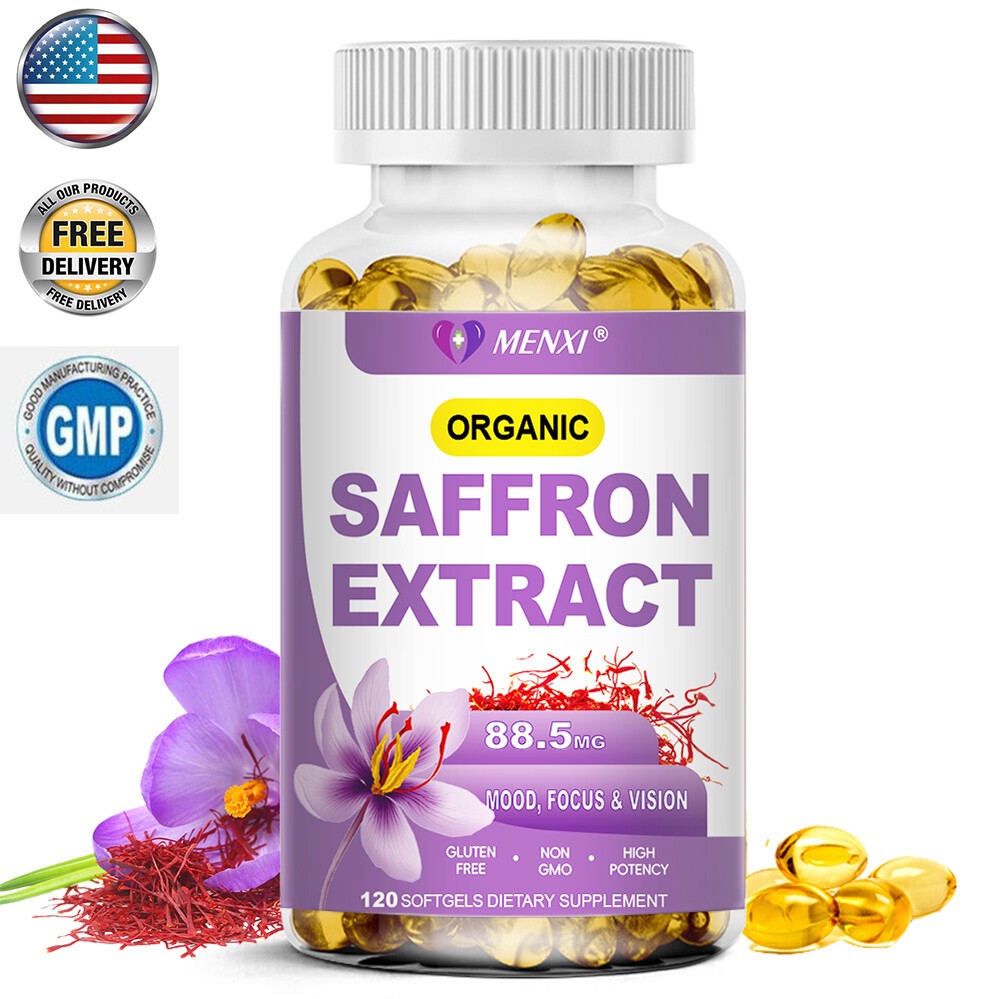 Saffron Extract 240 Softgel – Weight Loss Appetite Suppressant Saffron Capsules