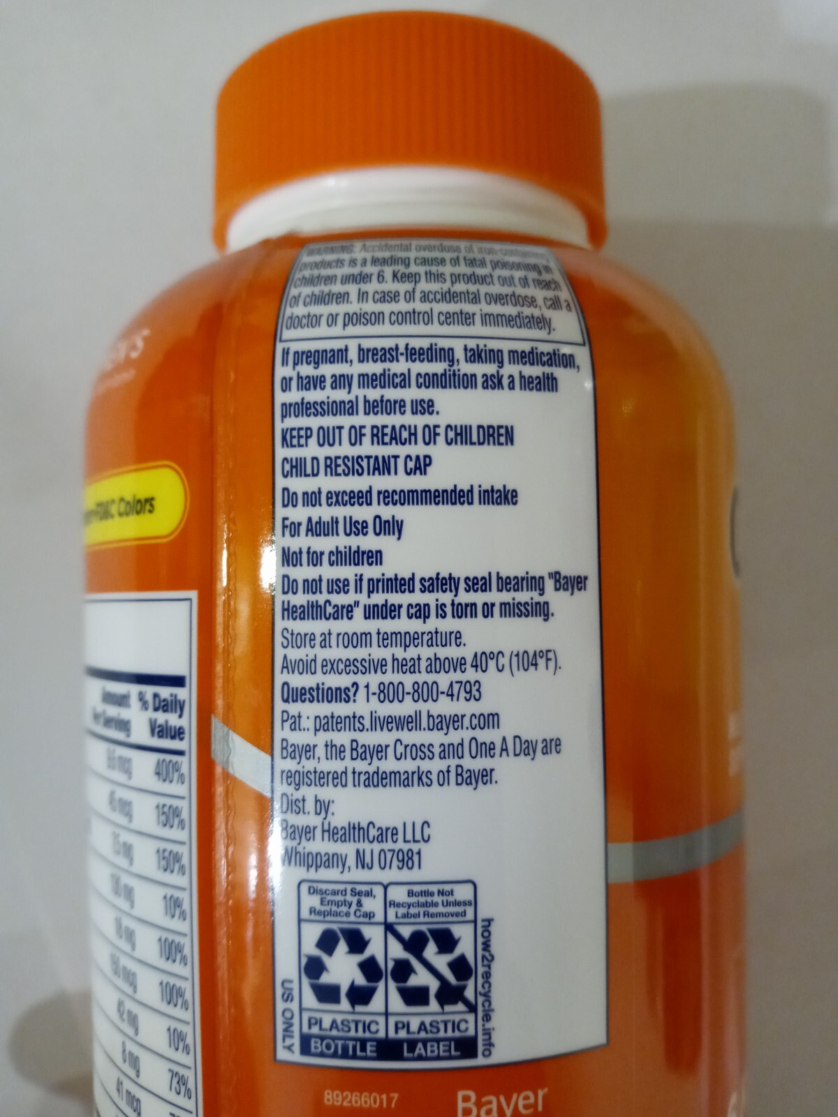 One A Day Women’s Complete Multivitamin/Multimineral 300 Tablets EXP 07/2025