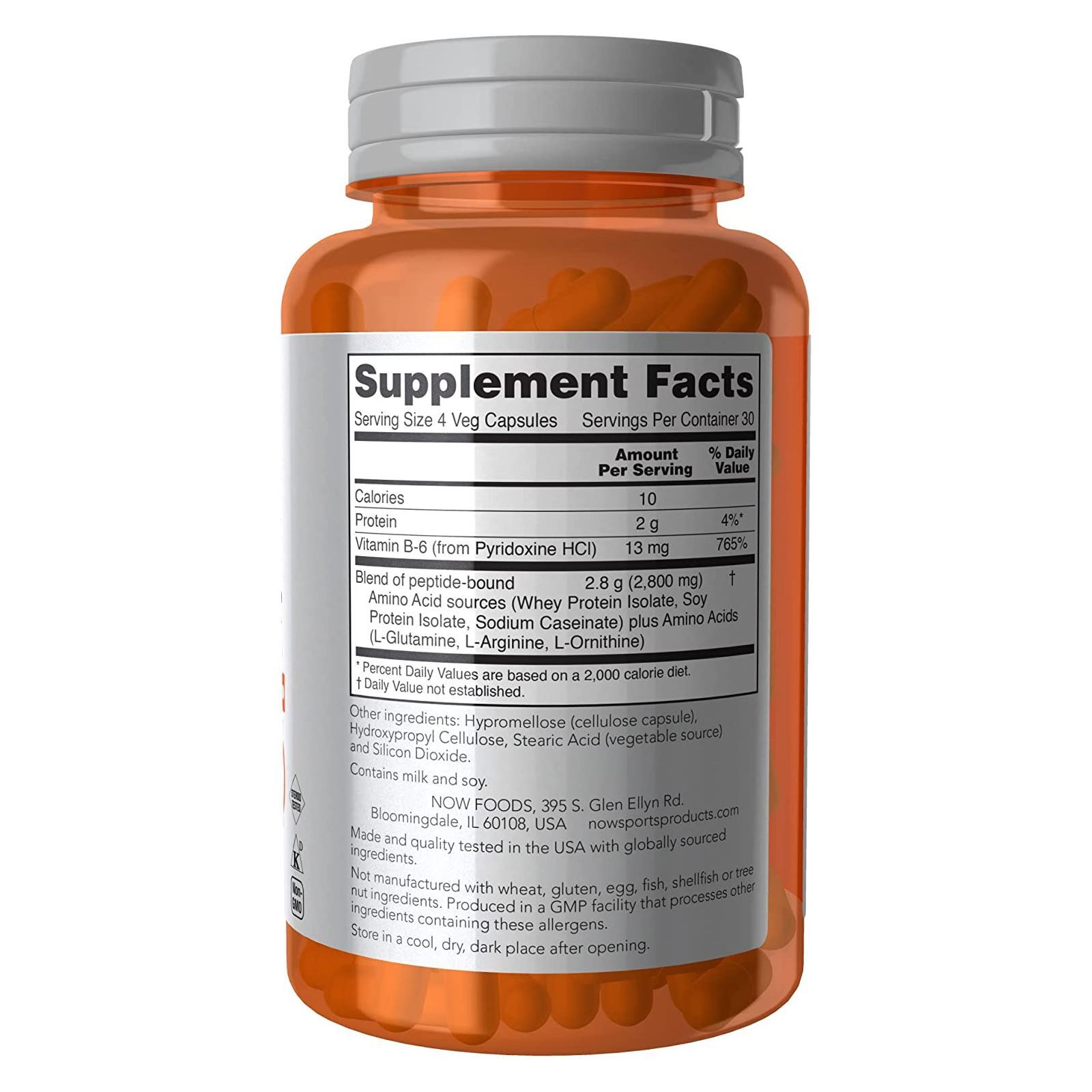 NOW FOODS Amino Complete – 120 Veg Capsules