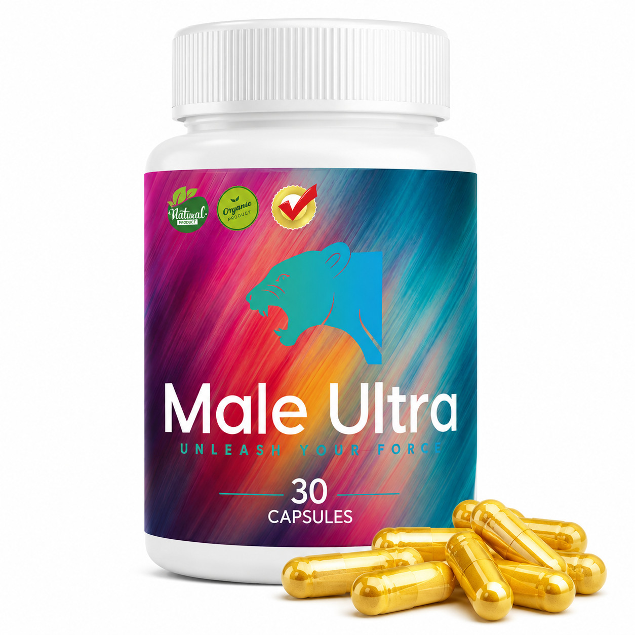 Male Ultra Natural Men’s 30 Capsules Performance Support | Energy & Wellness