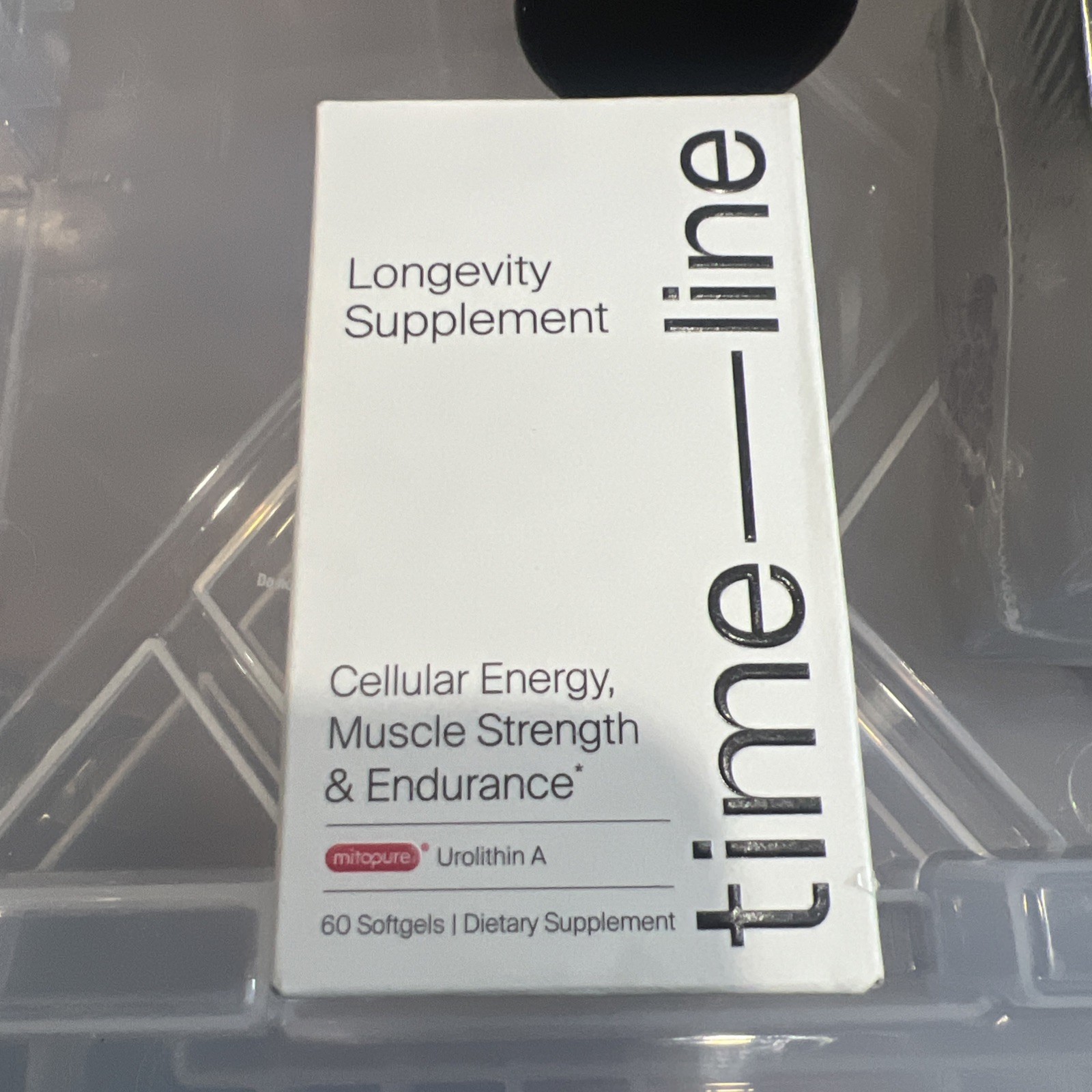 Time-Line Longevity Supplement Mitopure Urolithin A 60 Softgels Exp 7/2026 Y
