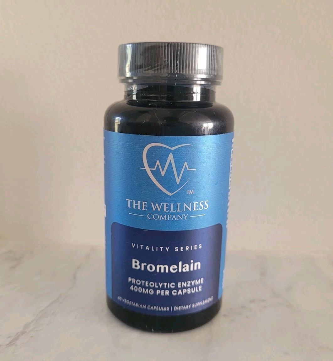 The Wellness Company – Bromelain 400 Mg Per Capsule – 60 Capsules