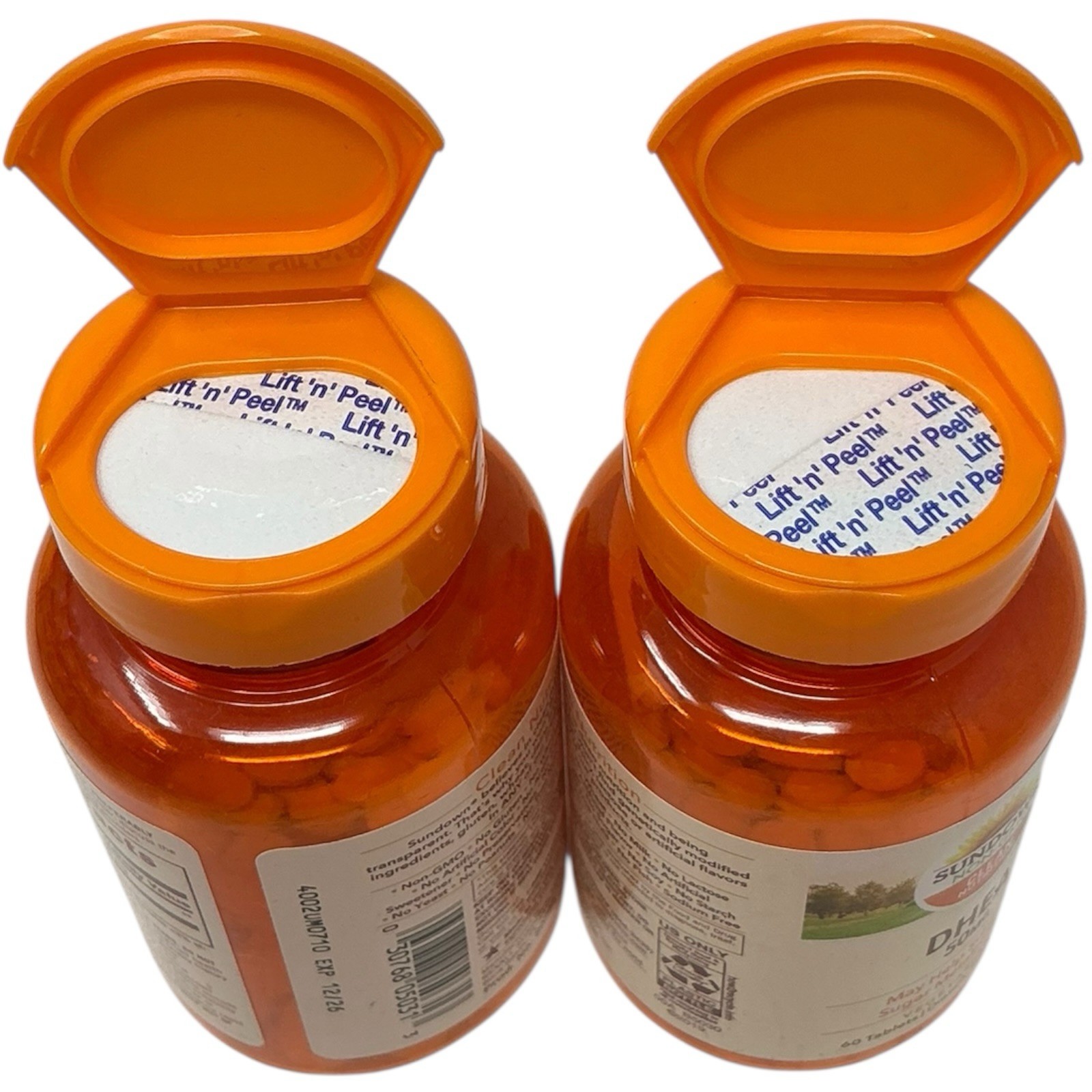 2 Pack Sundown Dhea 50mg Dietary Supplement Non Gmo Vegetarian 60ct Exp 12/26