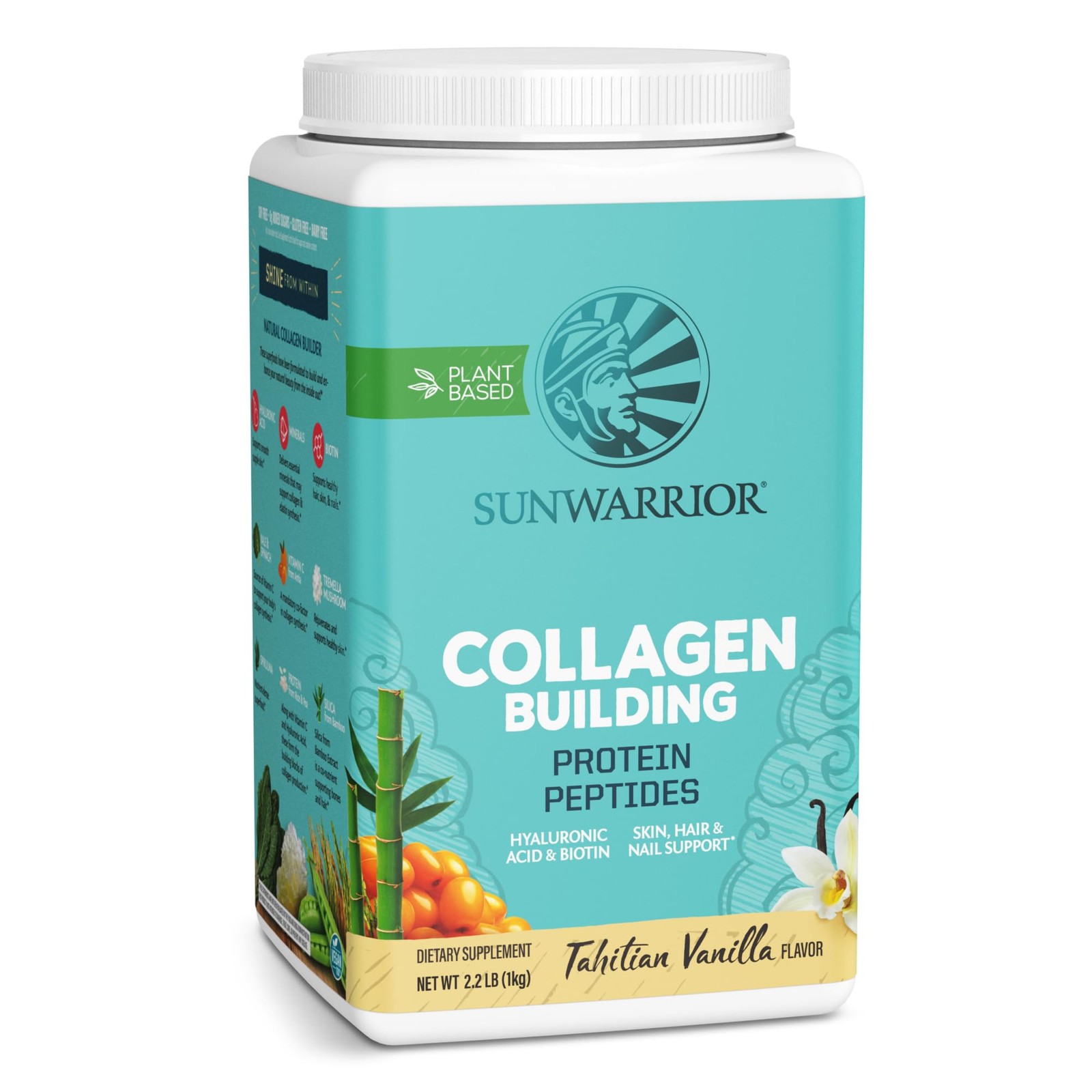 Collagen Peptides Building Powder | Vegan Collagen for Women Plant-Based Prot…