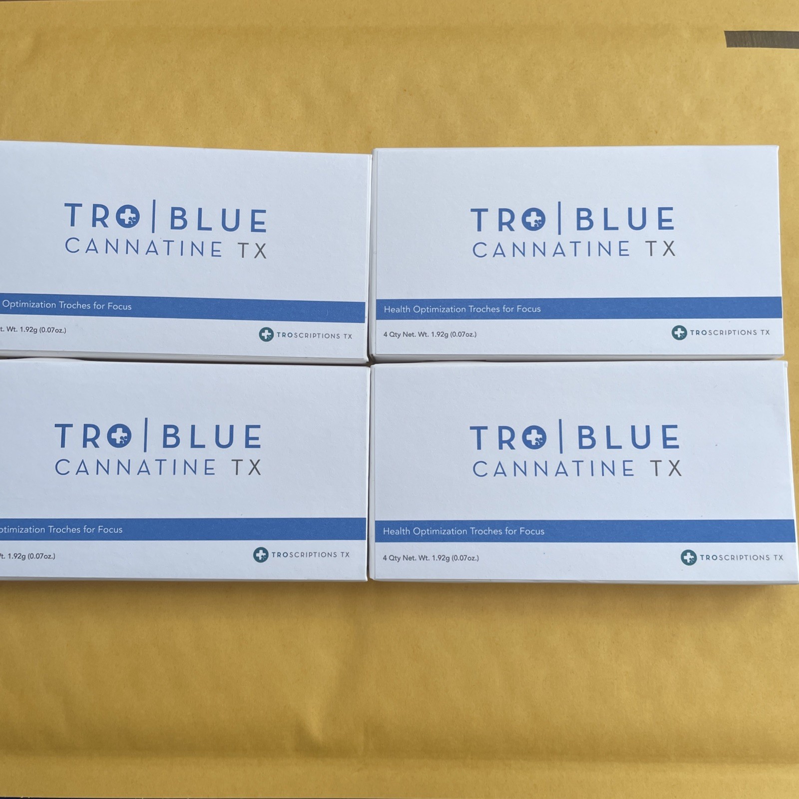 TRO SCRIPTIONS Tro + plus Blue Cannatine TX – New (4-pack) FOCUS @@@@@@