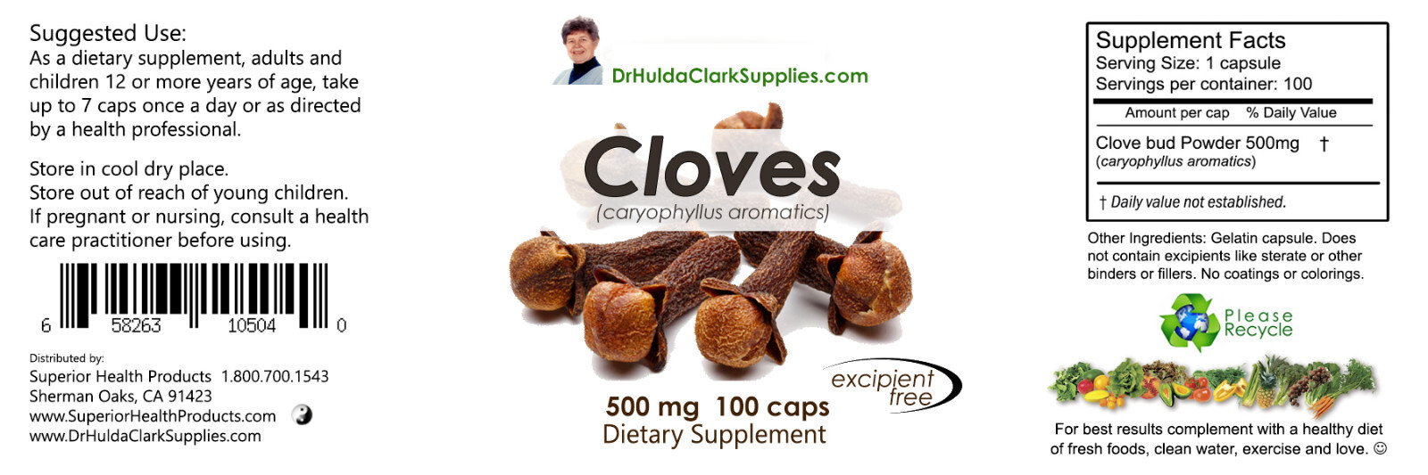 Dr Hulda Clark Parasite Cleanse – Cloves, Black Walnut Tincture 4oz & Wormwood