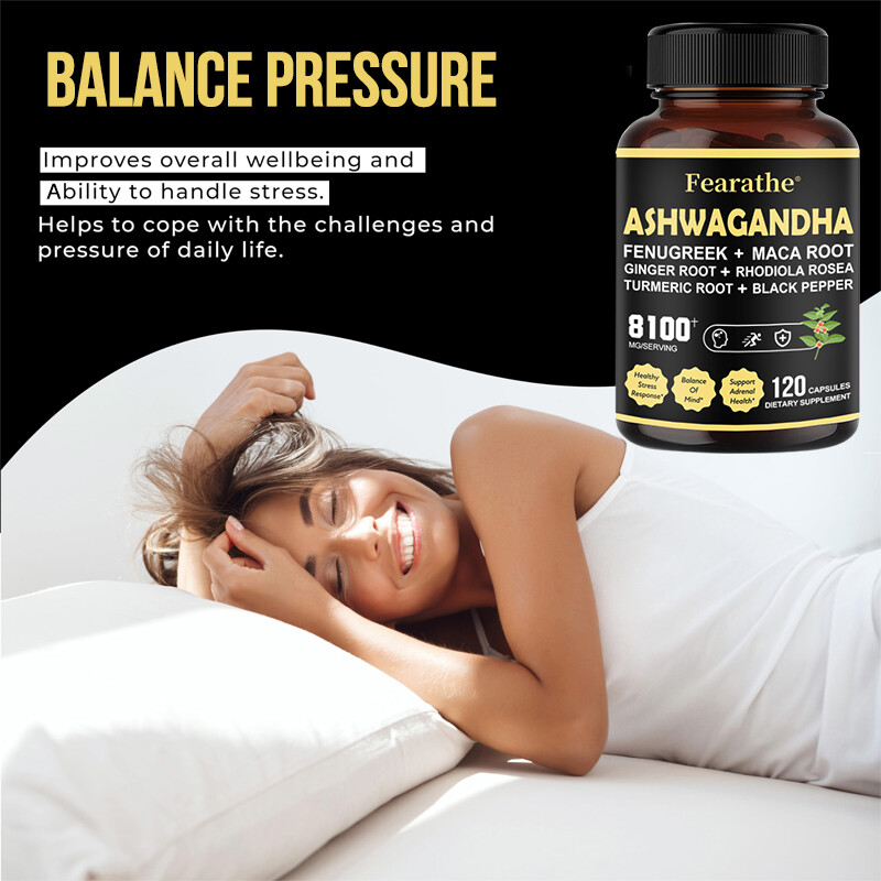 Ashwagandha 6000mg Fenugreek 550mg Maca Root 500mg Ginger Root 250mg Rhodiola