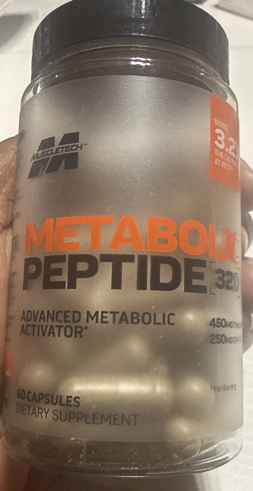 Muscletech Metabolic Peptide 320, 60 capsules, Exp 12/28 NEW