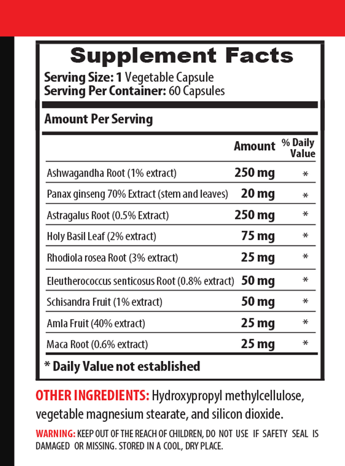 stress relief supplement – Advanced Adaptogen Complex – anti anxiety pills 3B