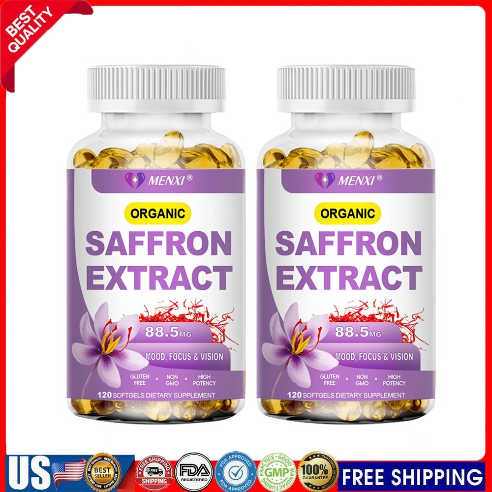 Saffron Extract 240 Softgel – Weight Loss Appetite Suppressant Saffron Capsules