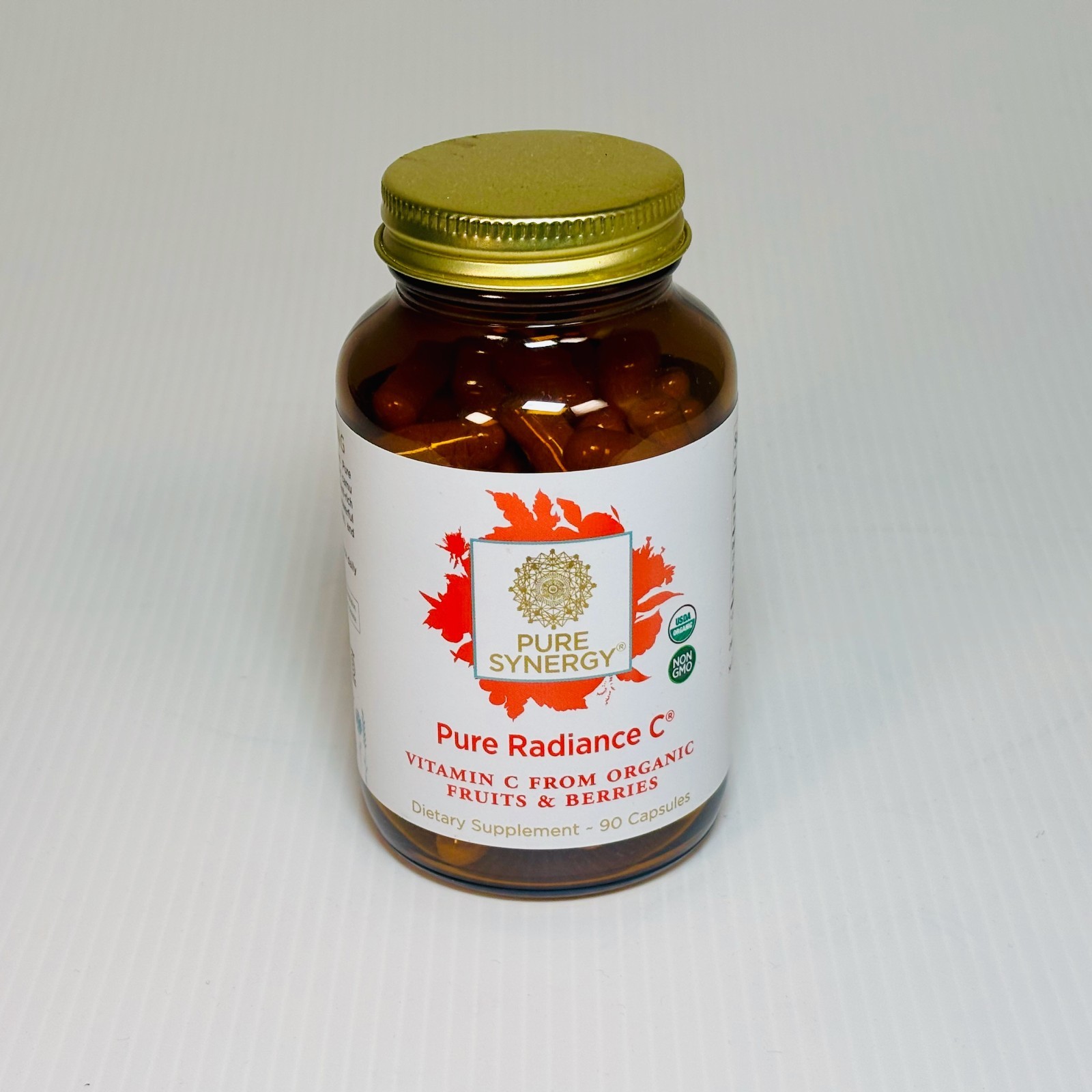 The Synergy Company Pure Radiance Vitamin C Supplement Immune 90 New Exp 10/28