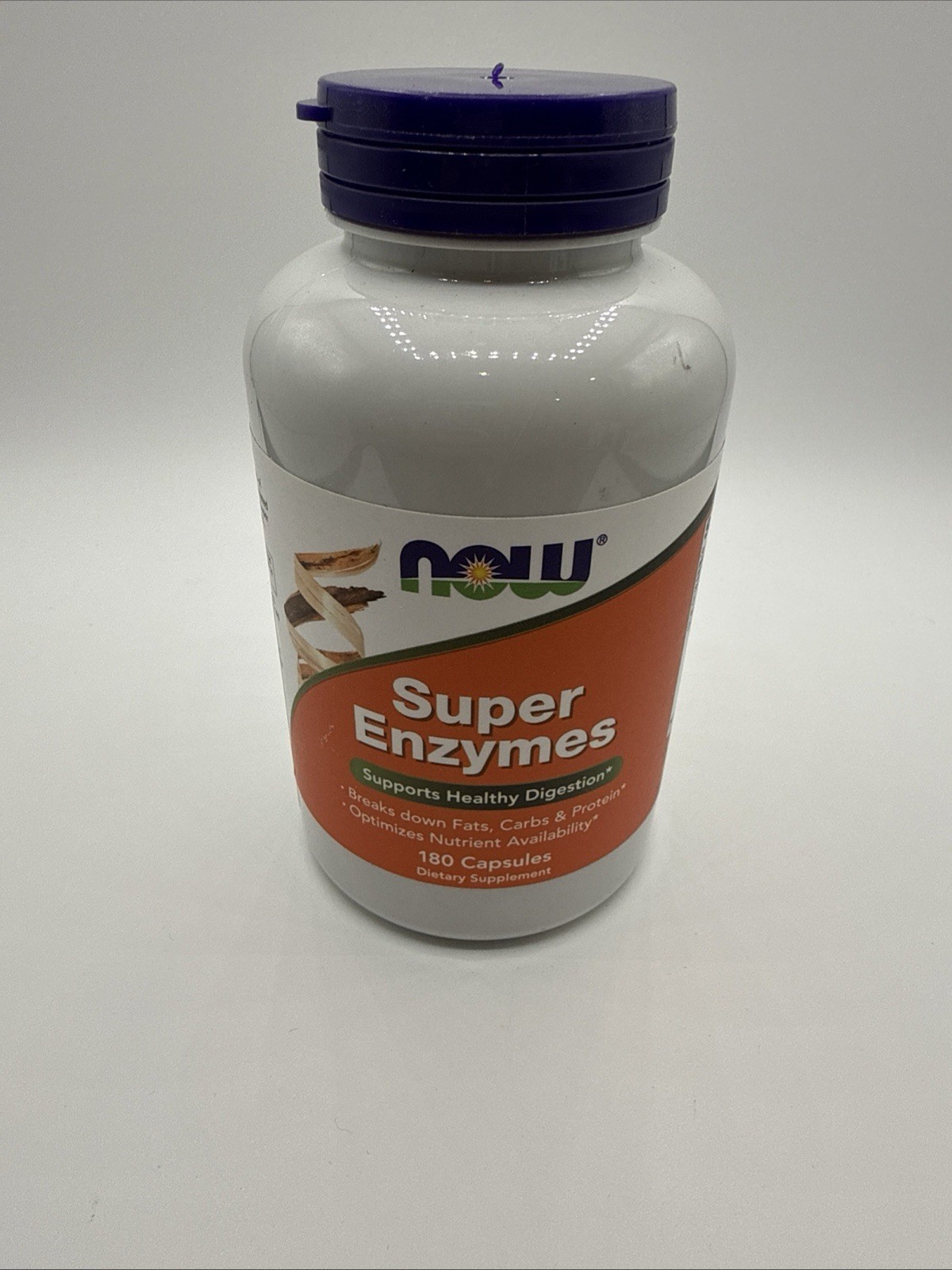 NOW Foods Super Enzymes Health Digestion Nutrient Availability 180 Caps 01/28EXP