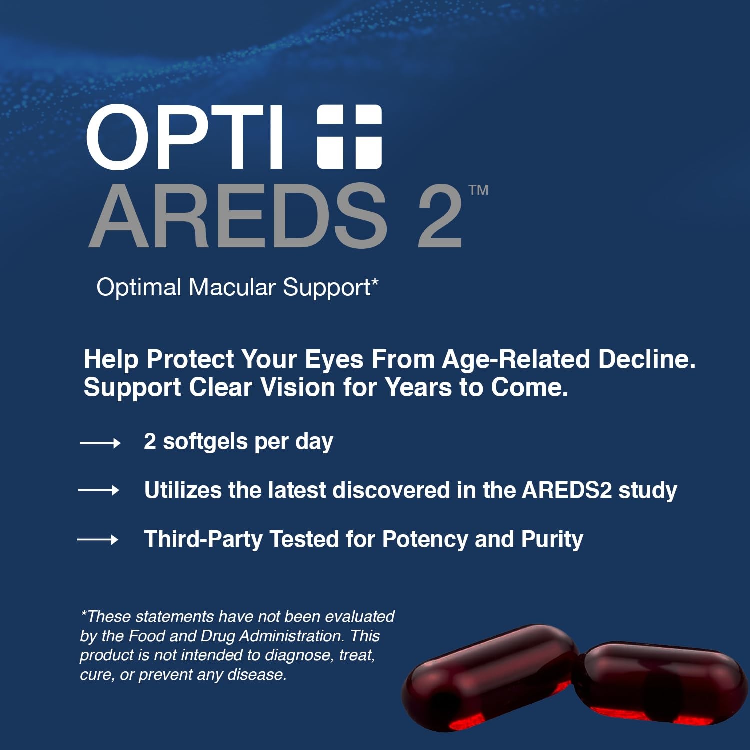 Opti + AREDS 2 Supplements | Vision Eye Health Supplements for Adults | Incl…