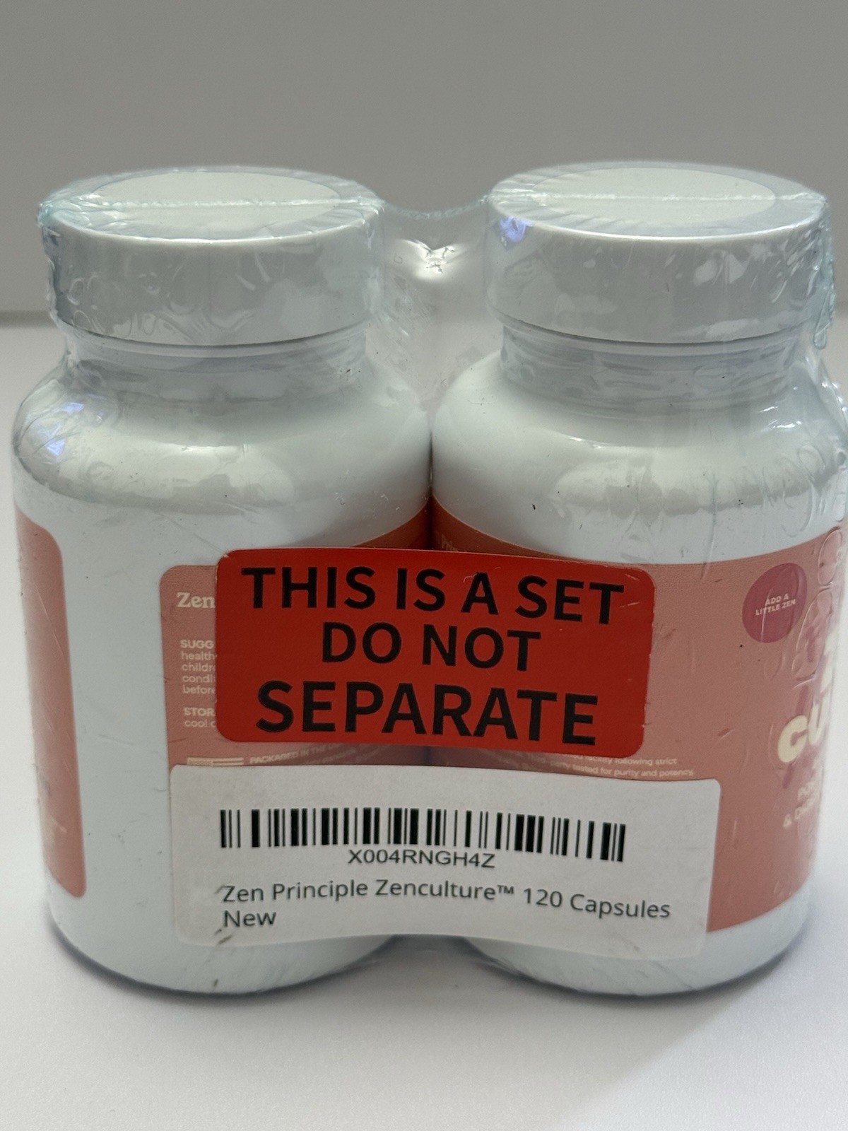 Zenculture: 4-in-1 Synbiotic Formula. 120 Capsules. Exp 04/28