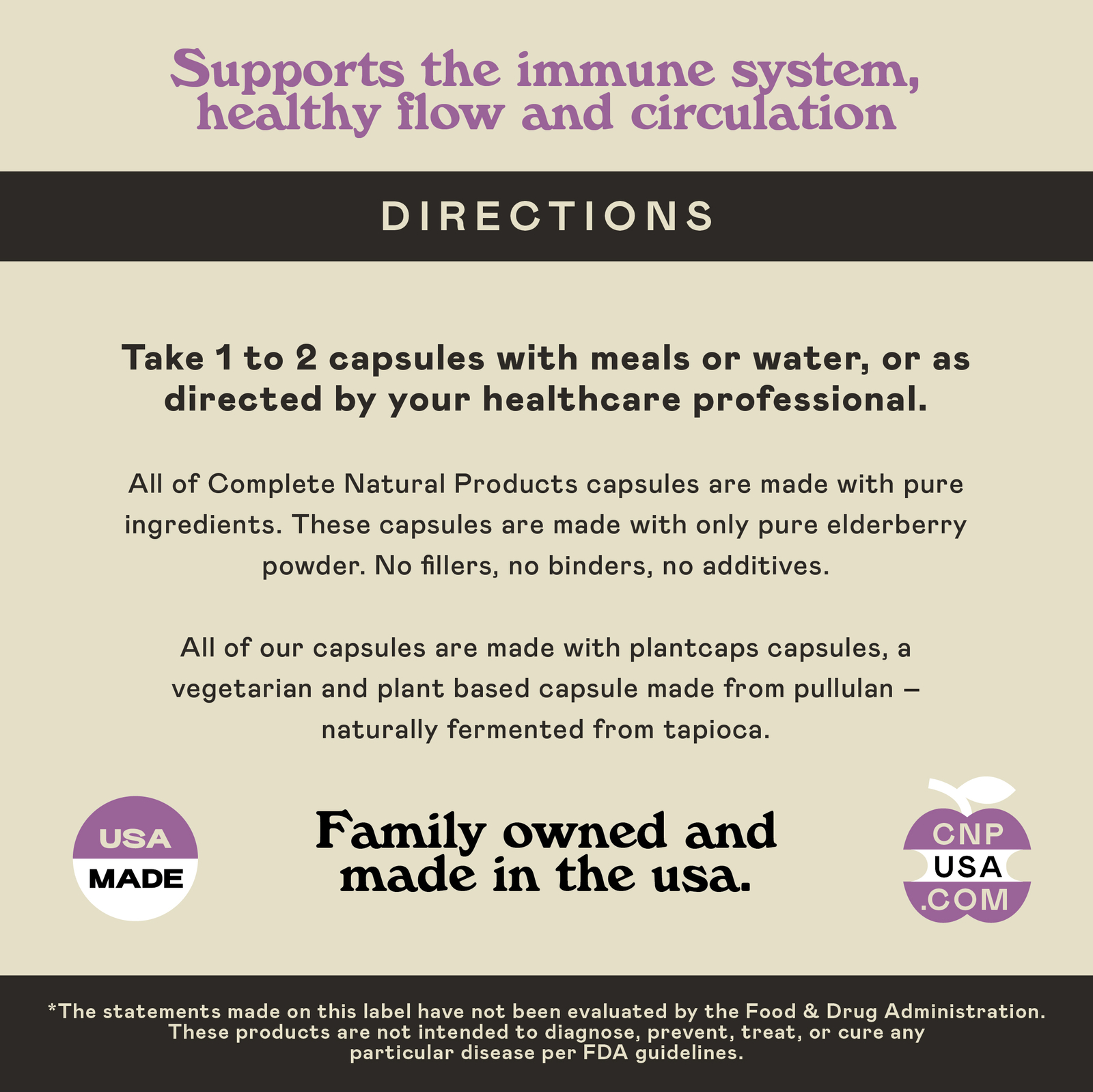 Organic Elderberry Capsules – Organic Pure Elderberry Sambucus Immune Boost