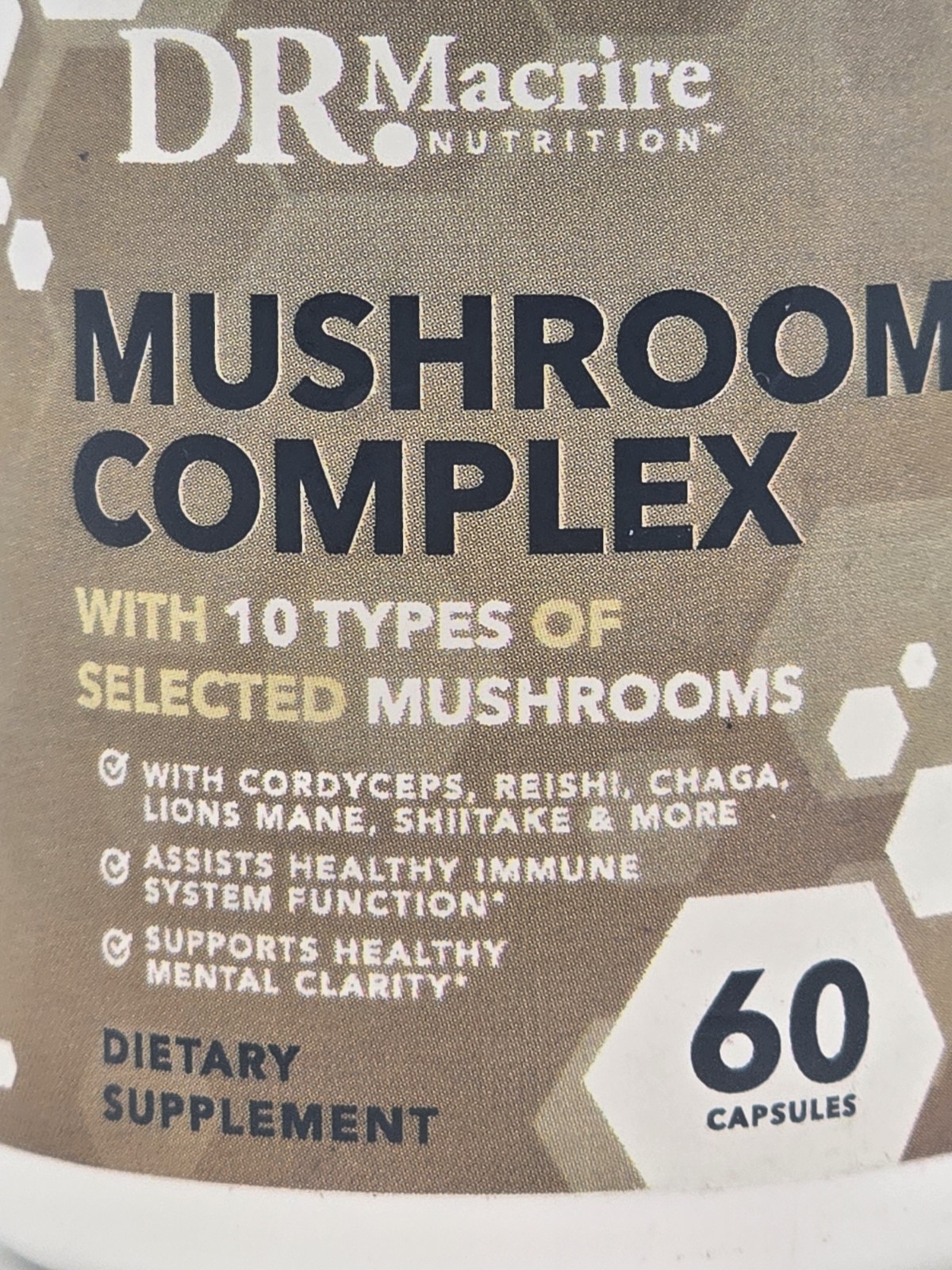DR. Macrire Mushroom Complex 10 Types of Mushrooms 60 Capsules EXP-12/2029