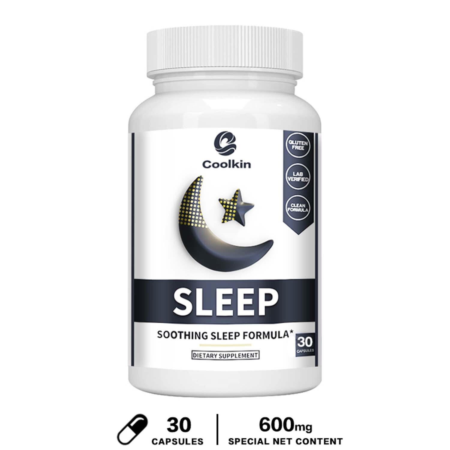 Sleep – Valerian, Chamomile, Passionflower, Lemon Balm – Sleep Aid,Stress Relief