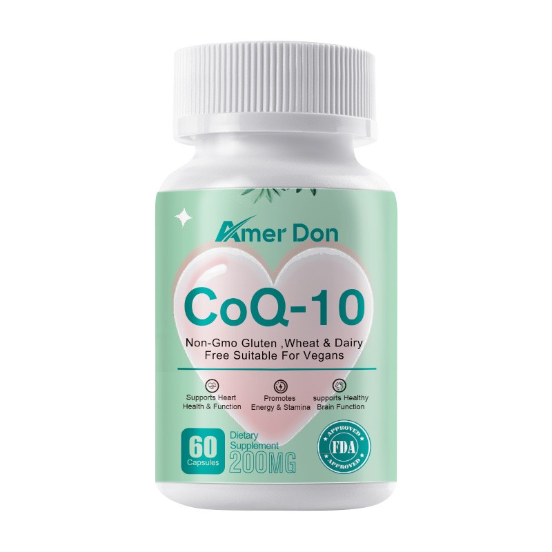 COQ 10 Coenzyme Q-10 200mg Heart Health Support, Pormotes Energy & Stamina