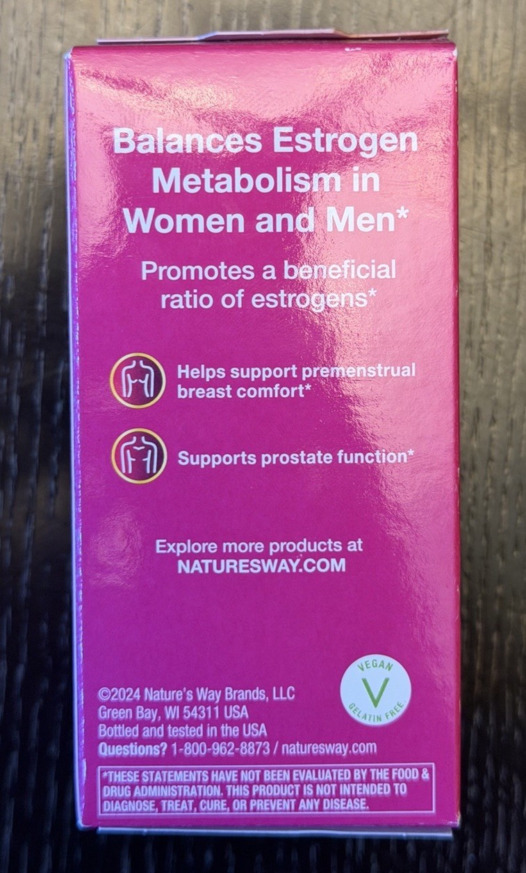 120 capsules, DIM-PLUS Nature’s Way DIM-Plus Estrogen Metabolism Exp. 06/26