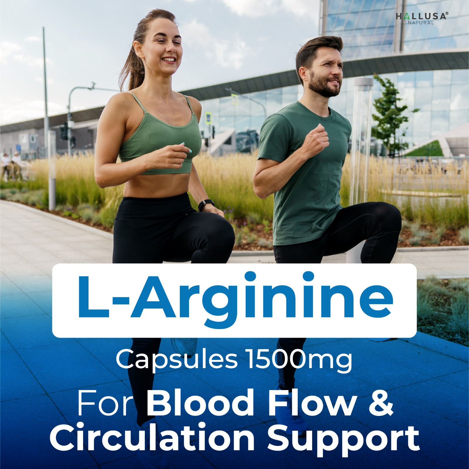 L-ARGININE , Extra Strength Nitric Oxide & Circulation Boost – Muscle RECOVERY