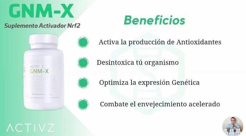ACTIVZ GNM-X ( 30 CAPS ) GNMX Nrf2 Activating Supplement. FREE SAME DAY SHIPPING