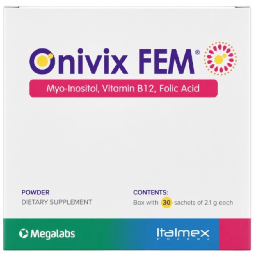 Onivix Fem – Dietary Supplement with Myo-Inositol, 30 Sachets