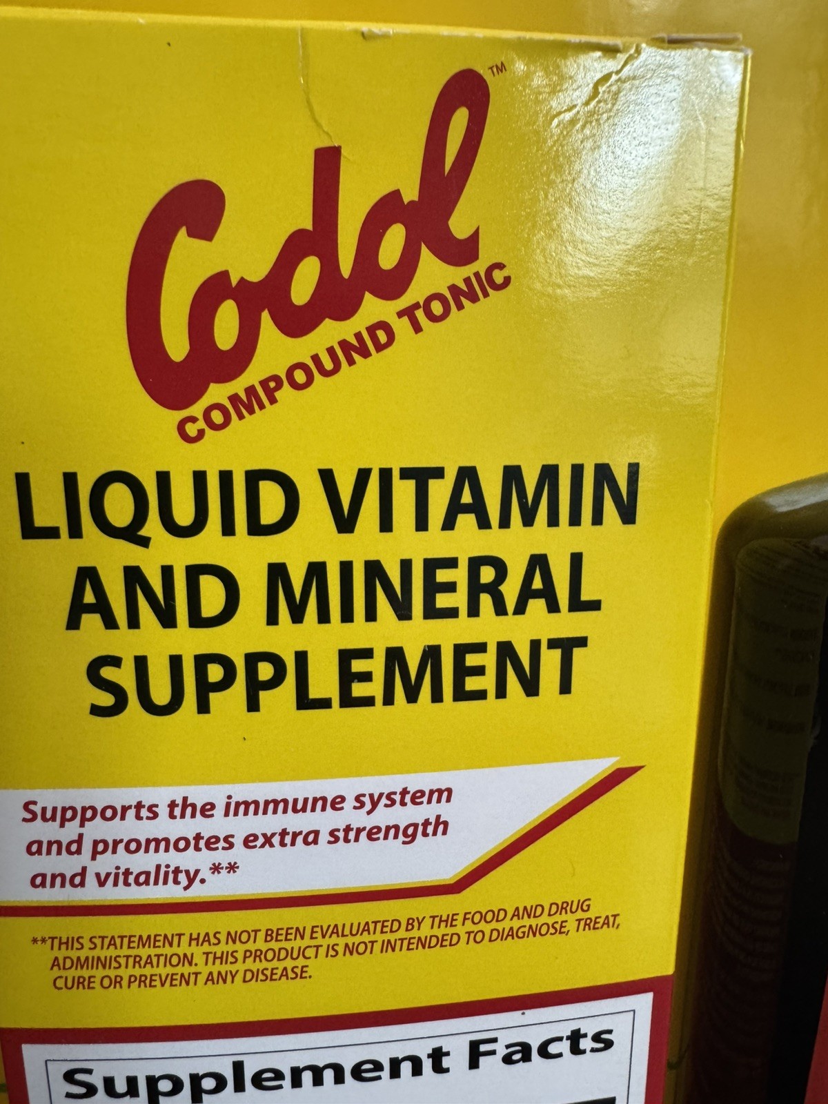 Codol Liquid Dietary Supplement 16.9 Fl oz– Builds Resistance & Boosts Strength