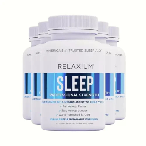 Relaxium Sleep New Natural Dietary Supplement for Better Sleep