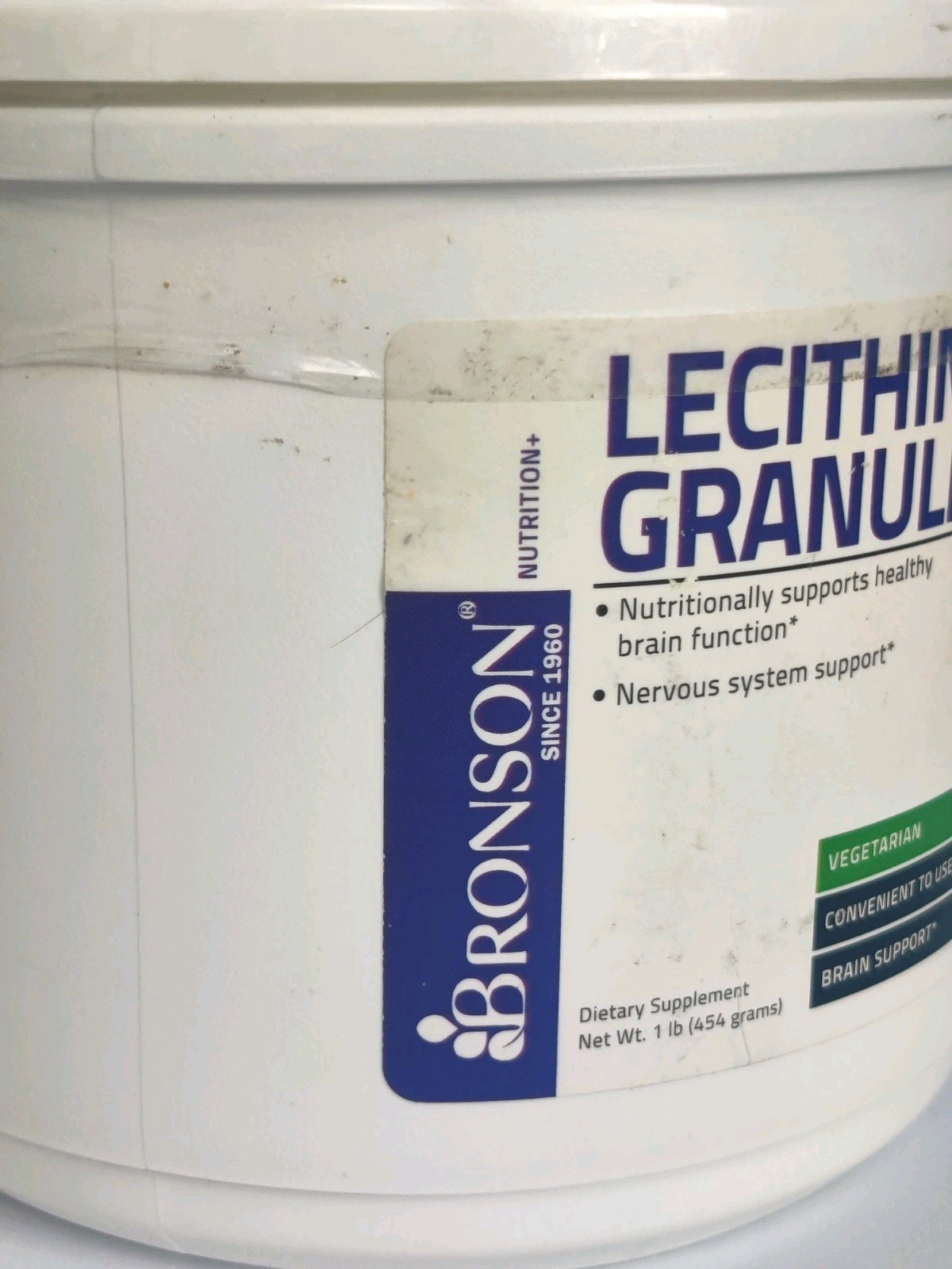 Bronson Lecithin Granules (Powder) 7500 MG BRAIN SUPPORT 1 Lb – Exp 11/26 Read