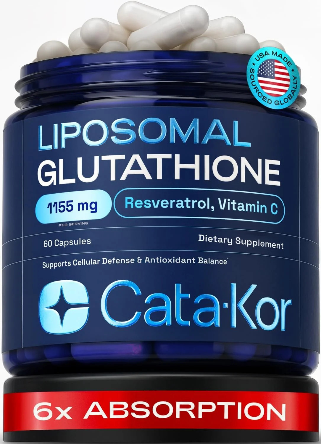 Liposomal Glutathione – Ultra High Absorption with Resveratrol, Vitamin C, Selen